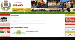 Desktop Screenshot of comune.inzago.mi.it